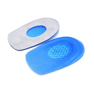 Gel heel pad shoe inserts for plantar fasciitis