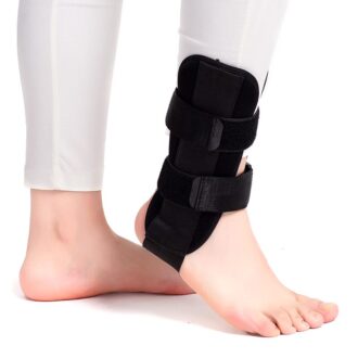 A picture of an ankle support brace designed by Footreviver to help treat and prevent foot and ankle injuries